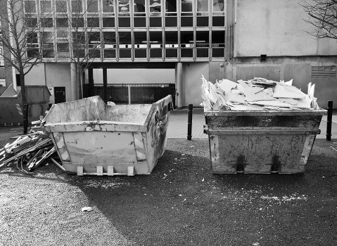 Residents disposing of old furniture in Penge