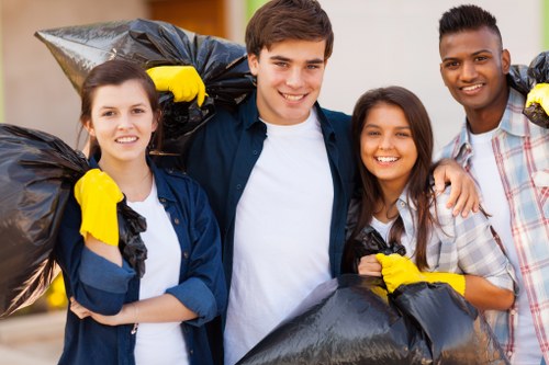 Professionals conducting loft clearance in Penge